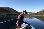Visual inspection for invasive species on Donner Lake 